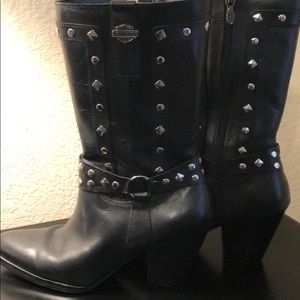 Leather Harley Davidson Boots size 6.5
